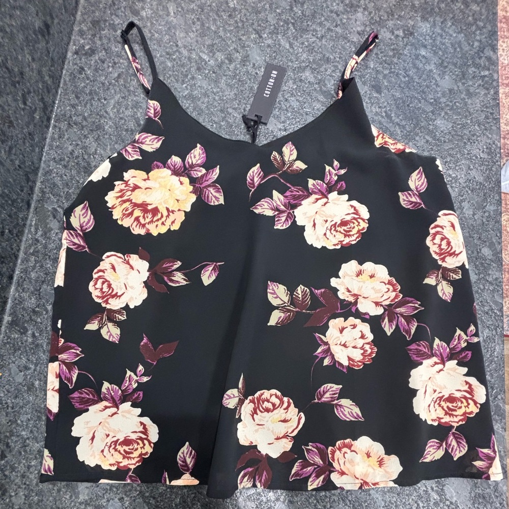 Cotton On floral camisole L